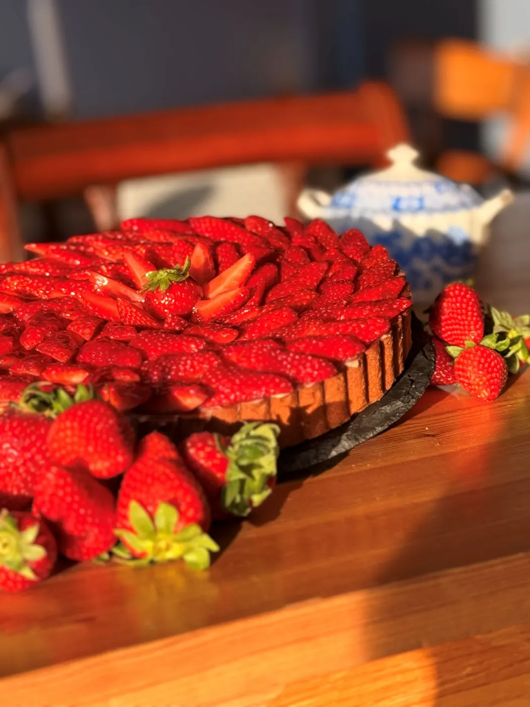 Tarte aux fraises aus unserer Backstube